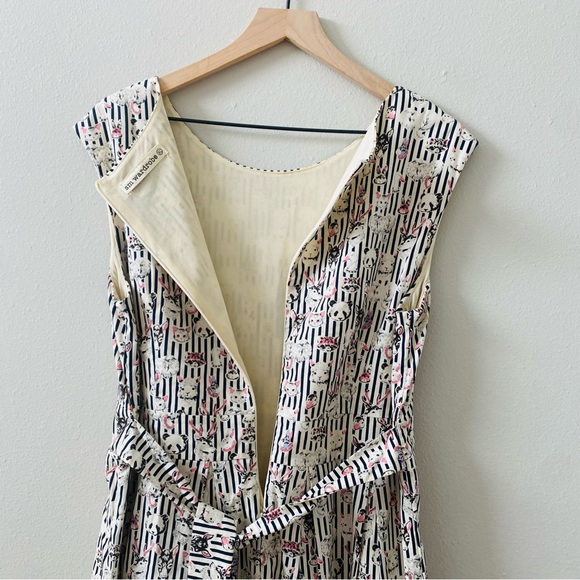 SM Wardrobe Animal Face Novelty Print Dress Size XL - Picture 8 of 9